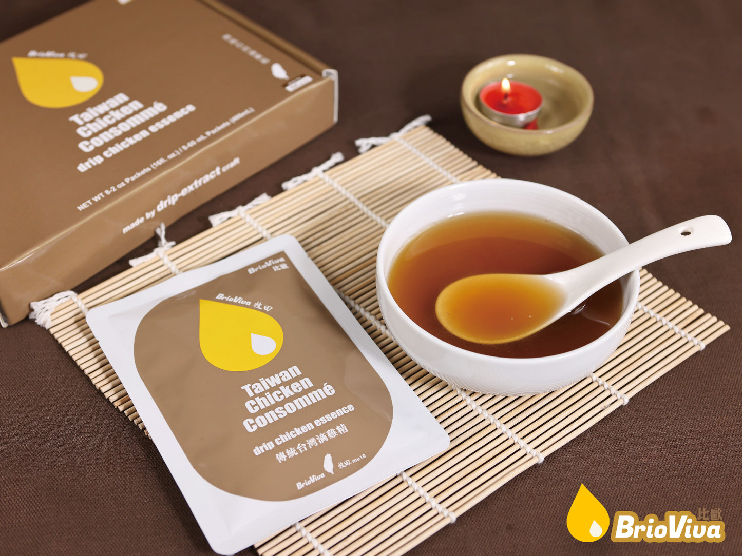 BRIOVIVA Drip Chicken Essence 比歐滴雞精 (1 week to 3 month Bundle優惠$7.5-8.5/包60mL) - Free Shipping